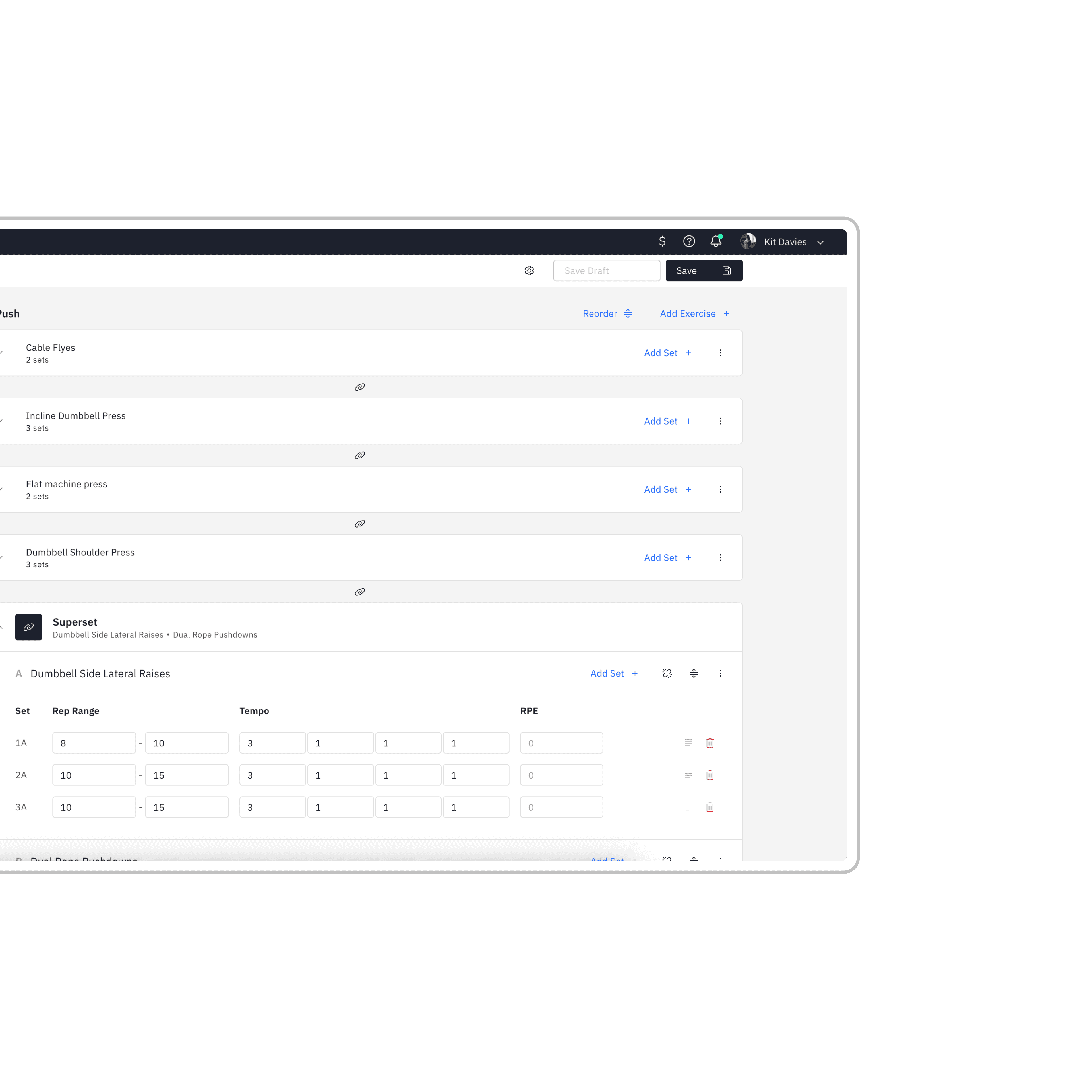 Build Training Plans at Lightning Speed